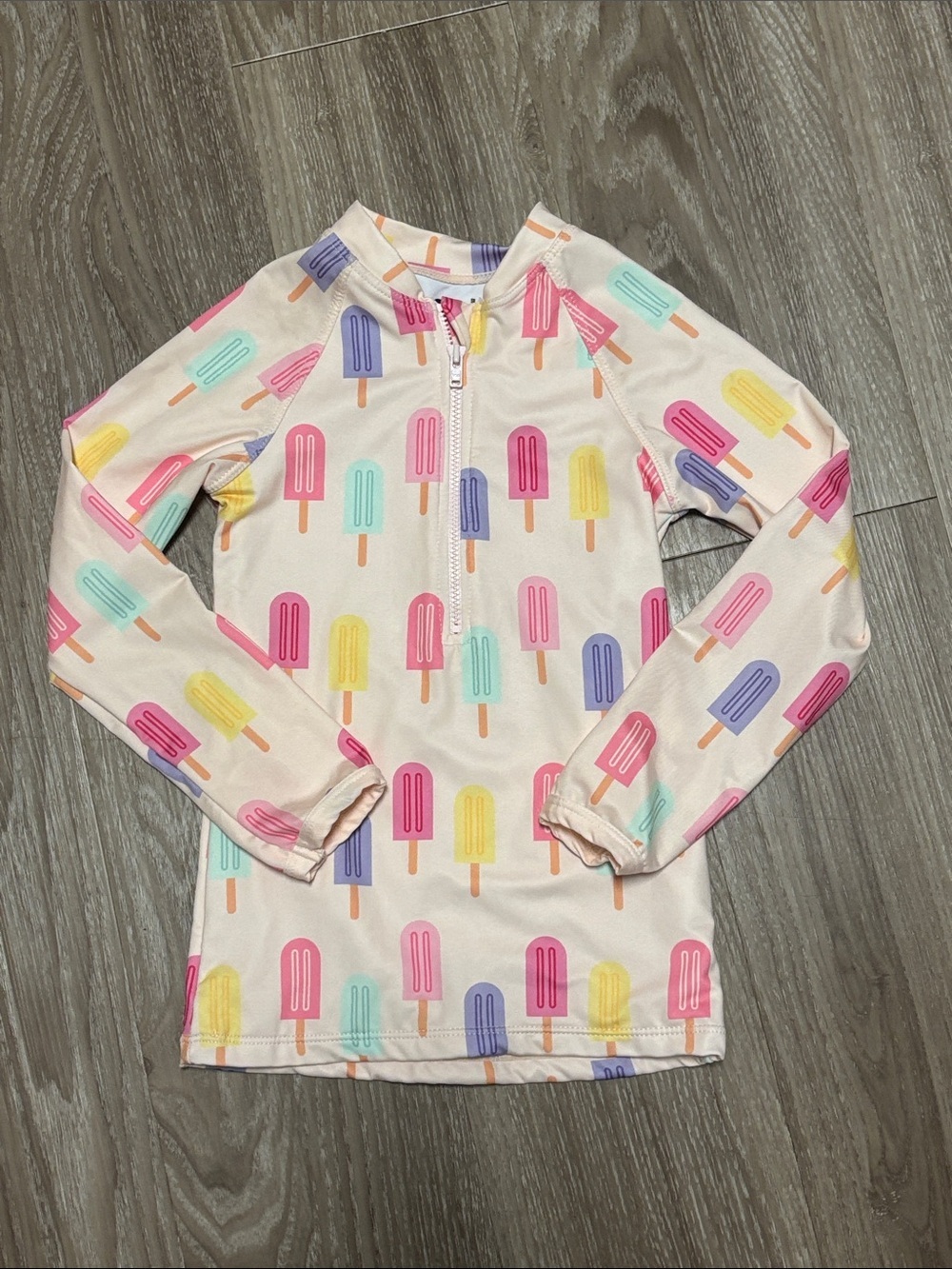 Monica + Andy Rash Guard Popsicle Print Summer Size 4T Beach Vacation | outdoor